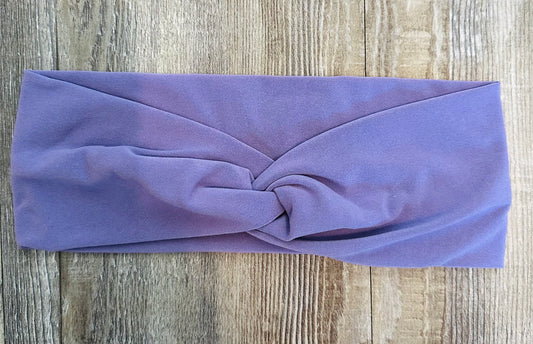 Lavender solid headband