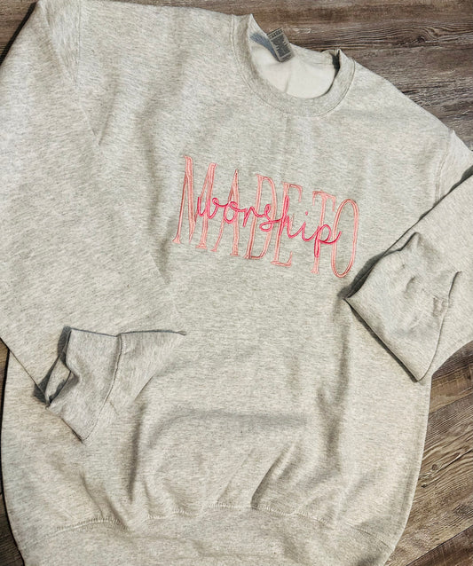 Made to Worship Crewneck tshirt