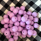 15mm Lavender silicone beads (wholesale) pack of 10