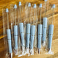 Denim Baby Blue Plastic pens (wholesale)