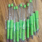 Lime green plastic pens (wholesale)