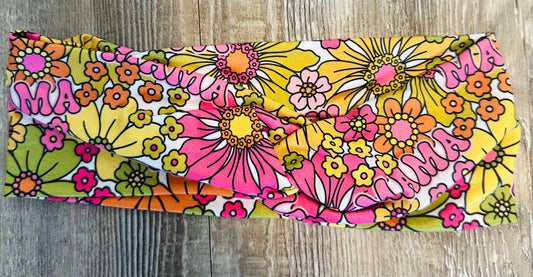 Groovy floral headband