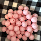 15mm Light pink silicone beads (wholesale) pack of 10