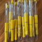 Yellow plastic pens (wholesale)