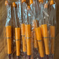 Orange plastic pens (wholesale)