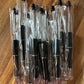 Black sparkly plastic pens (wholesale)