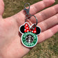 Mouse and Coffee keychain