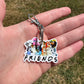 Friends (blue dog) keychain